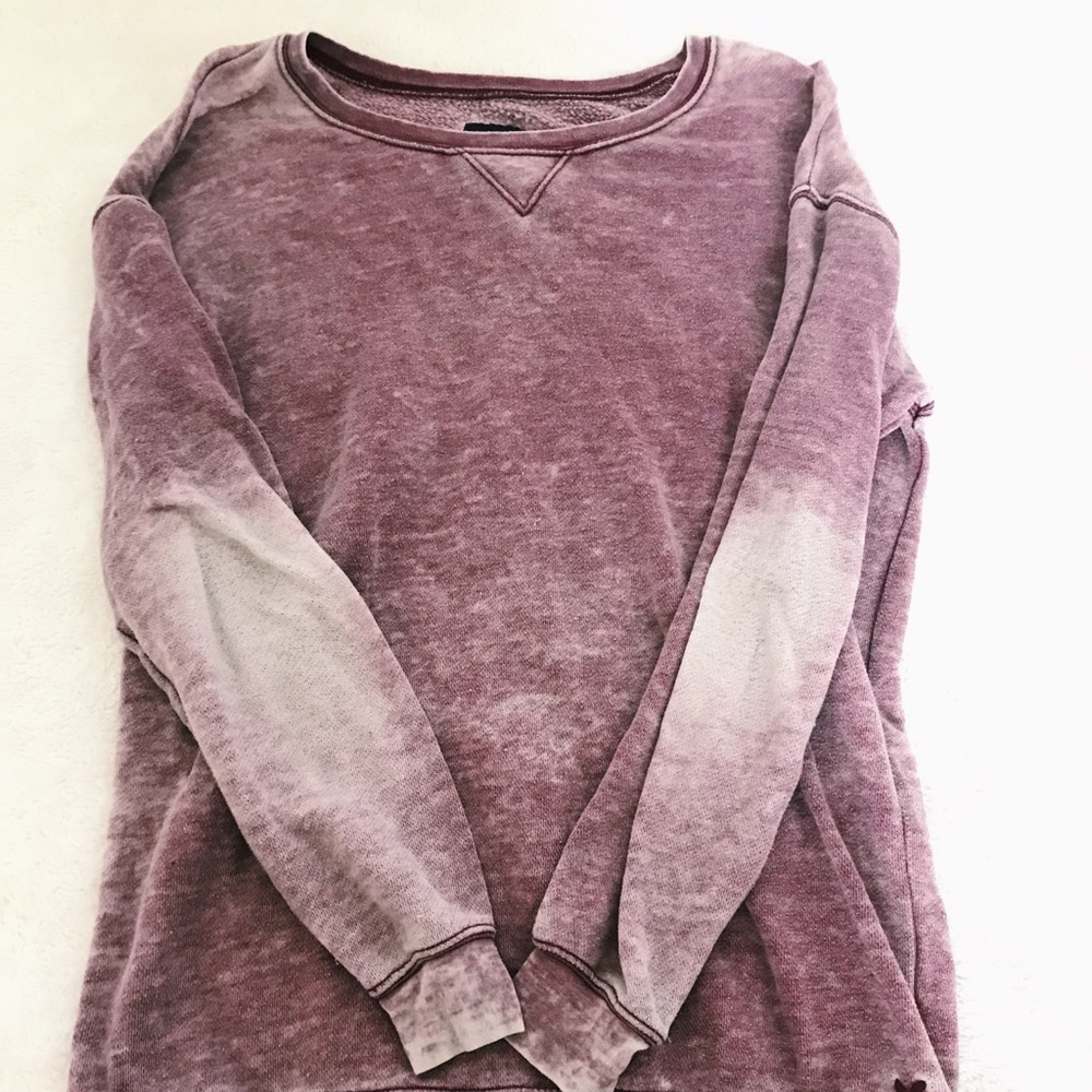 red pull over